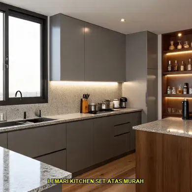 lemari kitchen set atas murah